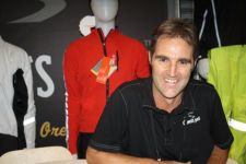 Showers Pass owner Kyle Ranson at Interbike Tuesday