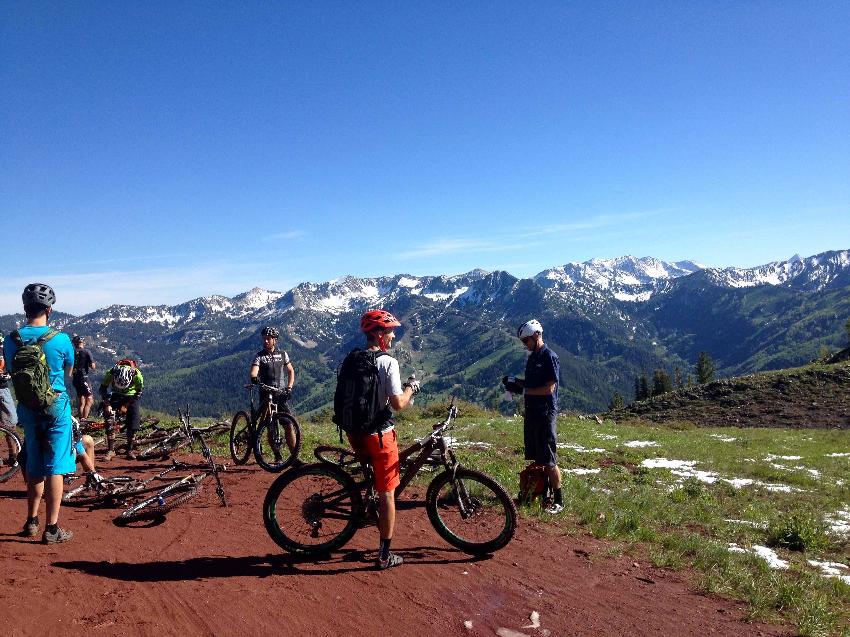 Photo: Utah's characteristic summer bluebird skies returned on Thursday, and almost the only evidence of the snow that fell earlier in the week was the hero dirt it left behind. 