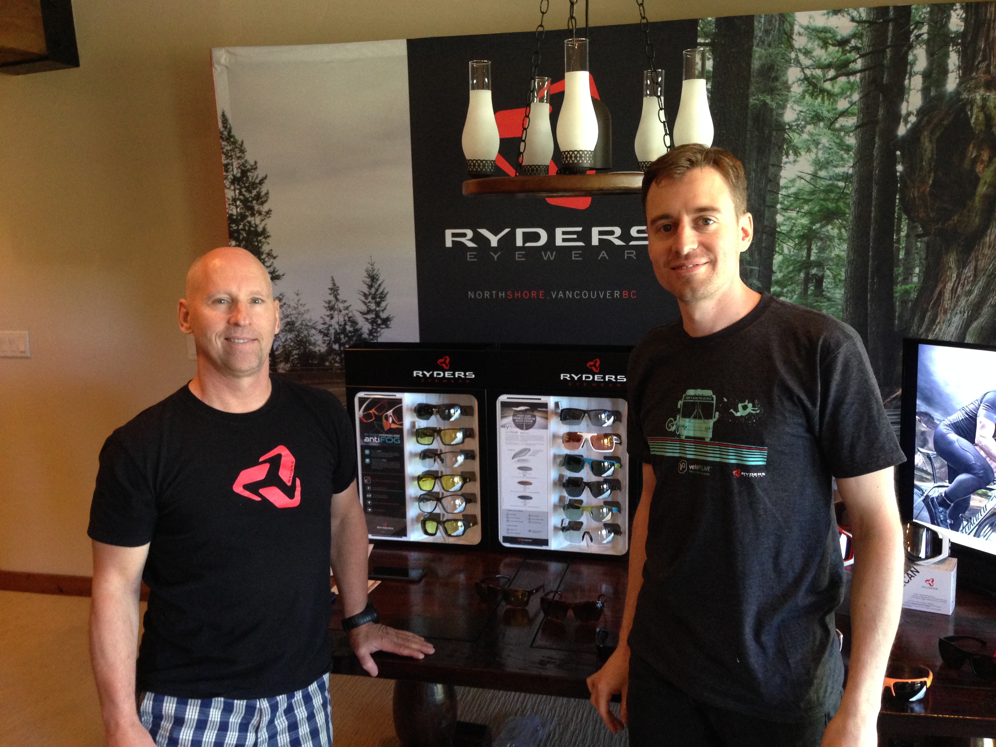 Dave Snow, left, and Michael Quinn at Ryders.