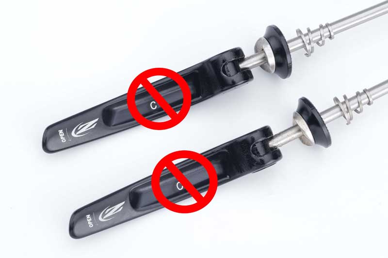 Only levers without the marking are being recalled.