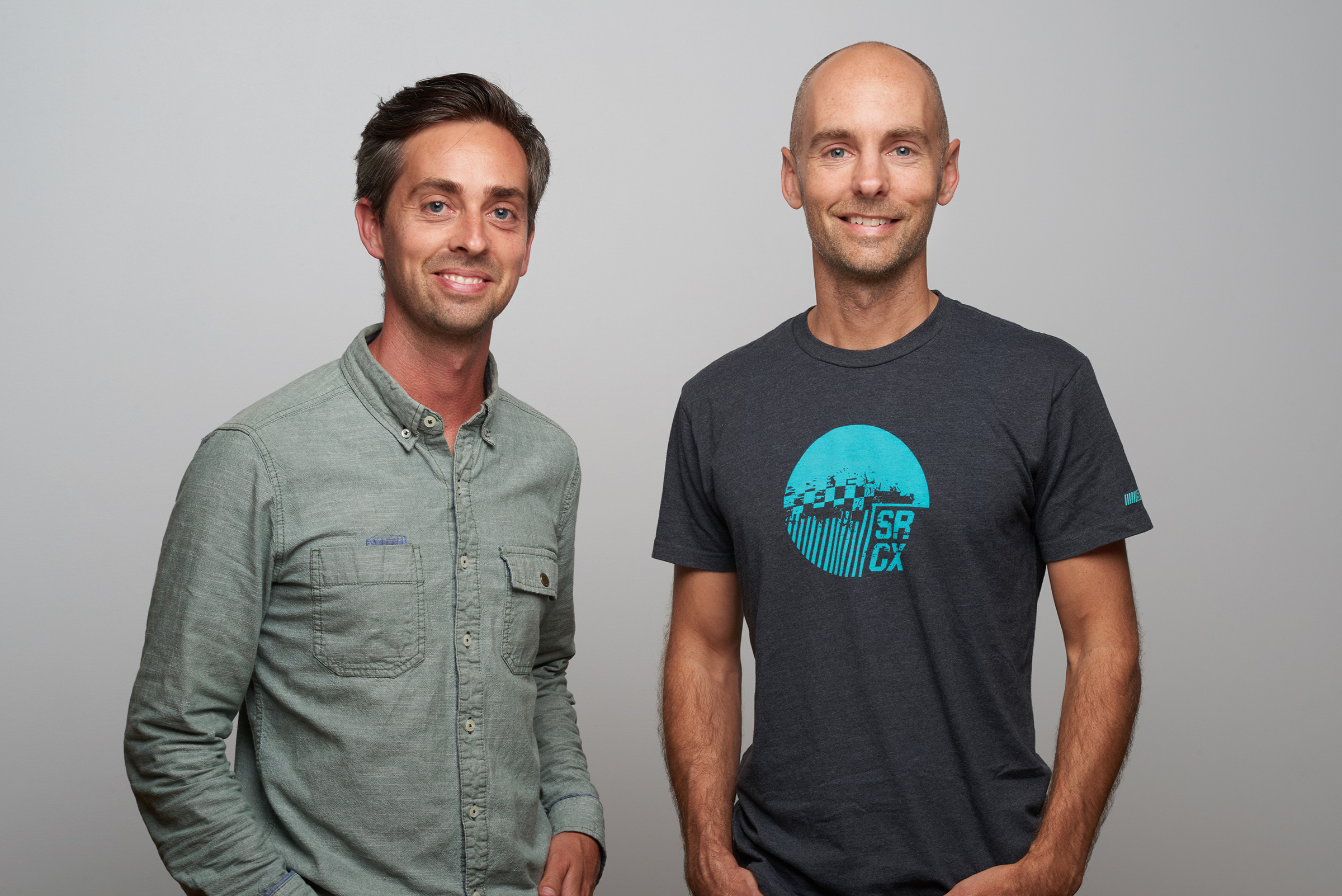 Spurcycle founders Clint (left) and Nick Slone.