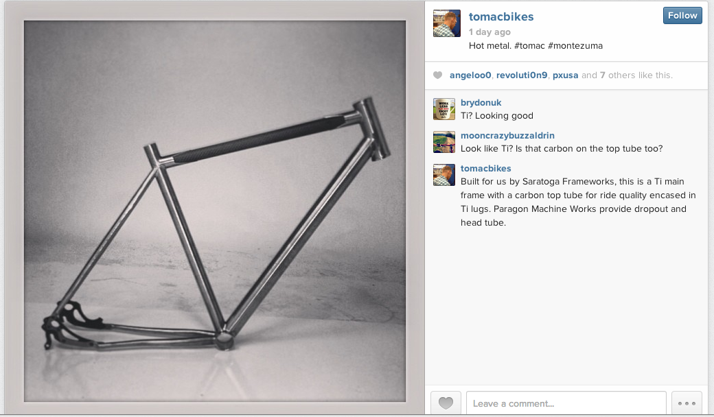 The Saratoga-made Tomac has already been teased on Instagram.