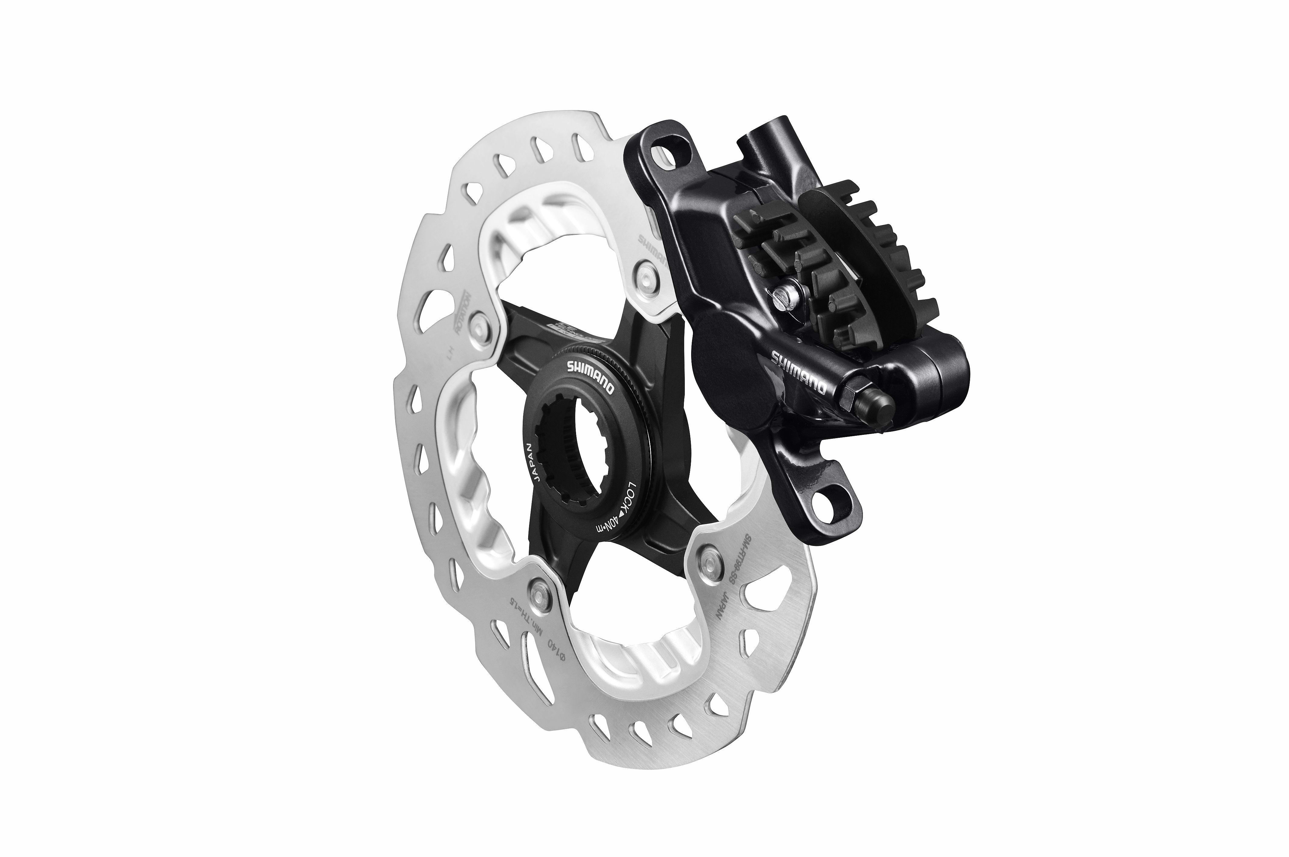 Shimano's redesigned hydraulic road caliper.