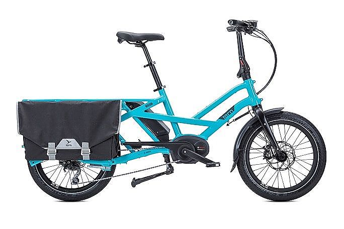 Thumbnail Credit (bicycleretailer.com): The handlebar stem folds so it can be carried inside a vehicle or stored in a small apartment or work space;  the bike can stand upright on its rear rack for storage.