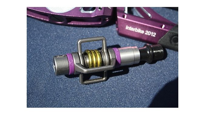 Crank Bros expected to sell about 2,000 pairs of the special Interbike-color pedals. The company has done a special color for Interbike for several years. Crank Bros expected to sell about 2,000 pairs of the special Interbike-color pedals. The company has done a special color for Interbike for several years.