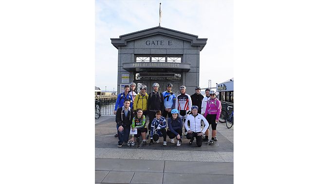 The Dealer Tour ready to board the ferry to start the day.