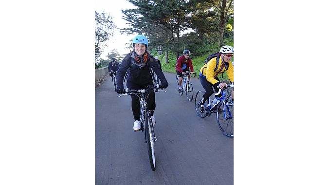 ASI's Kaitlyn Phillips enjoys the ride. ASI's Kaitlyn Phillips enjoys the ride.