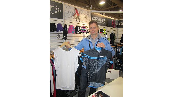 Craft's Huub Valkenburg shows off some of Craft's 2013 summer line. The company will offer a 30-day guarantee to consumers--if you don't like it, get your money back. Craft's Huub Valkenburg shows off some of Craft's 2013 summer line. The company will offer a 30-day guarantee to consumers--if you don't like it, get your money back.