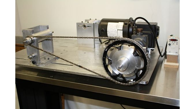 One of Friction Fact's chain testing machines