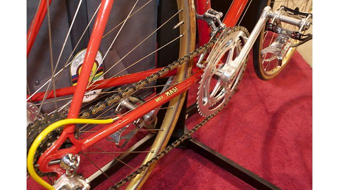 This Masi was said to be one of three bikes used in filming Breaking Away. This Masi was said to be one of three bikes used in filming Breaking Away.