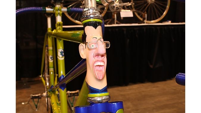 Baylis headtube was said to resemble famous bike painter Joe Bell. Baylis headtube was said to resemble famous bike painter Joe Bell.