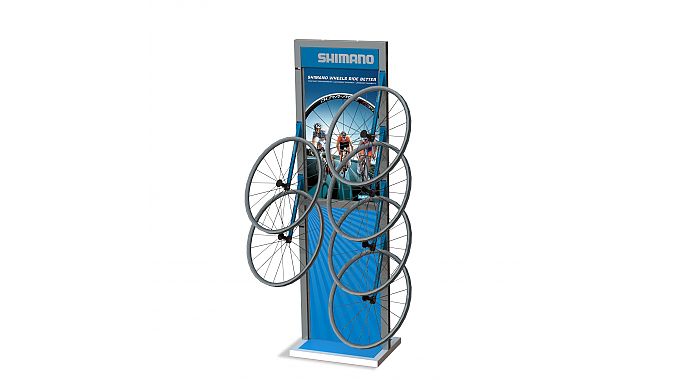 The Shimano Wheel Tower The Shimano Wheel Tower
