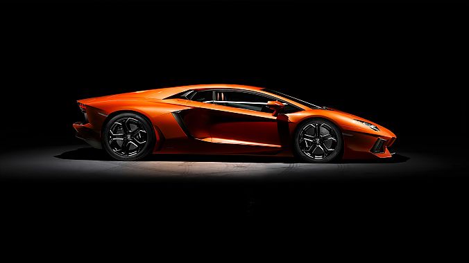 The Lamborghini Aventador