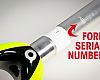 Locating the serial number on the Wilier Triestina fork