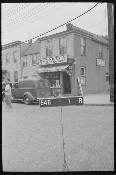 Bennett's in a 1950 city tax photo. Courtesy NY Municipal Archives.