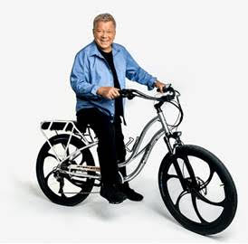 Shatner on a Pedego