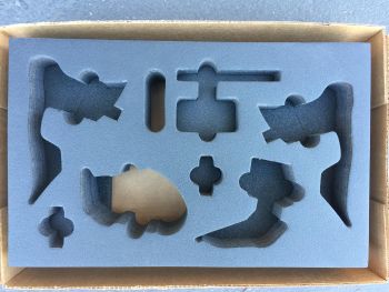 Components are often packed with foam that's hard to re-use. 