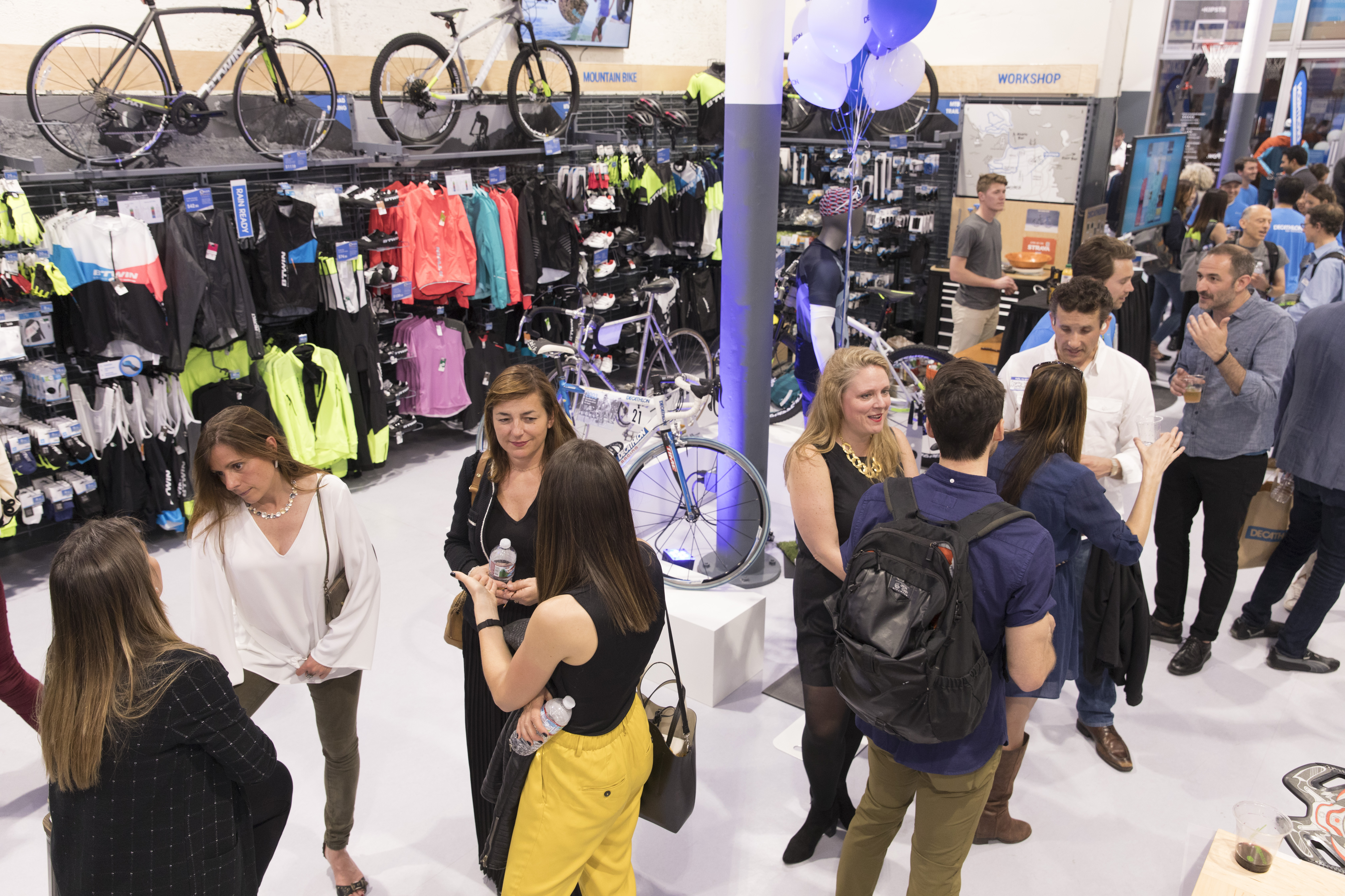 Octamedia Productions - We photographed, Sophie O'Kelly de Gallagh, COO of Decathlon  USA during the opening of their new store in San Francisco. Decathlon is  the world's largest sporting goods with over