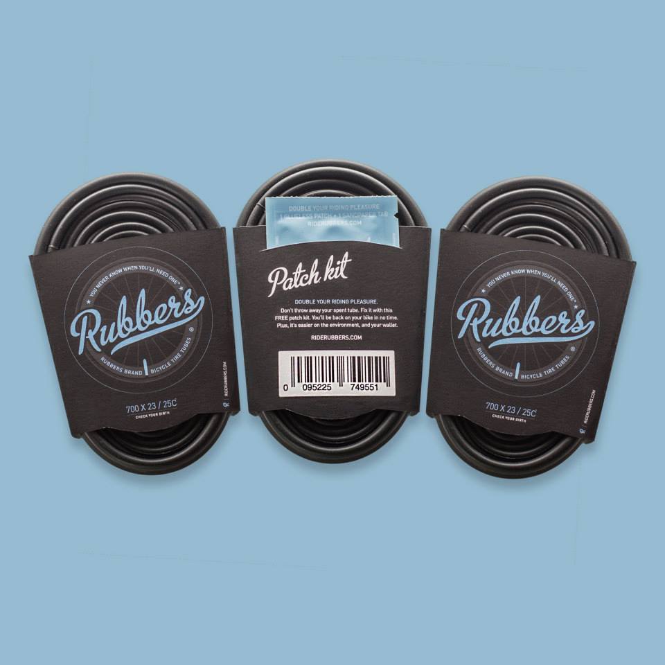 Rubbers Brand inner tubes have minimal packaging, free patch Bicycle