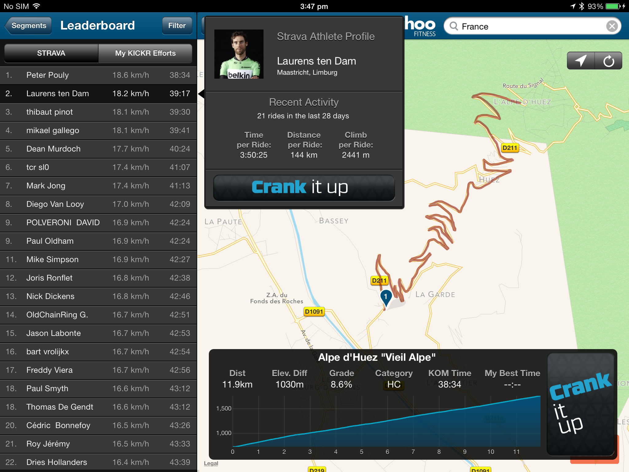 wahoo turn by turn strava