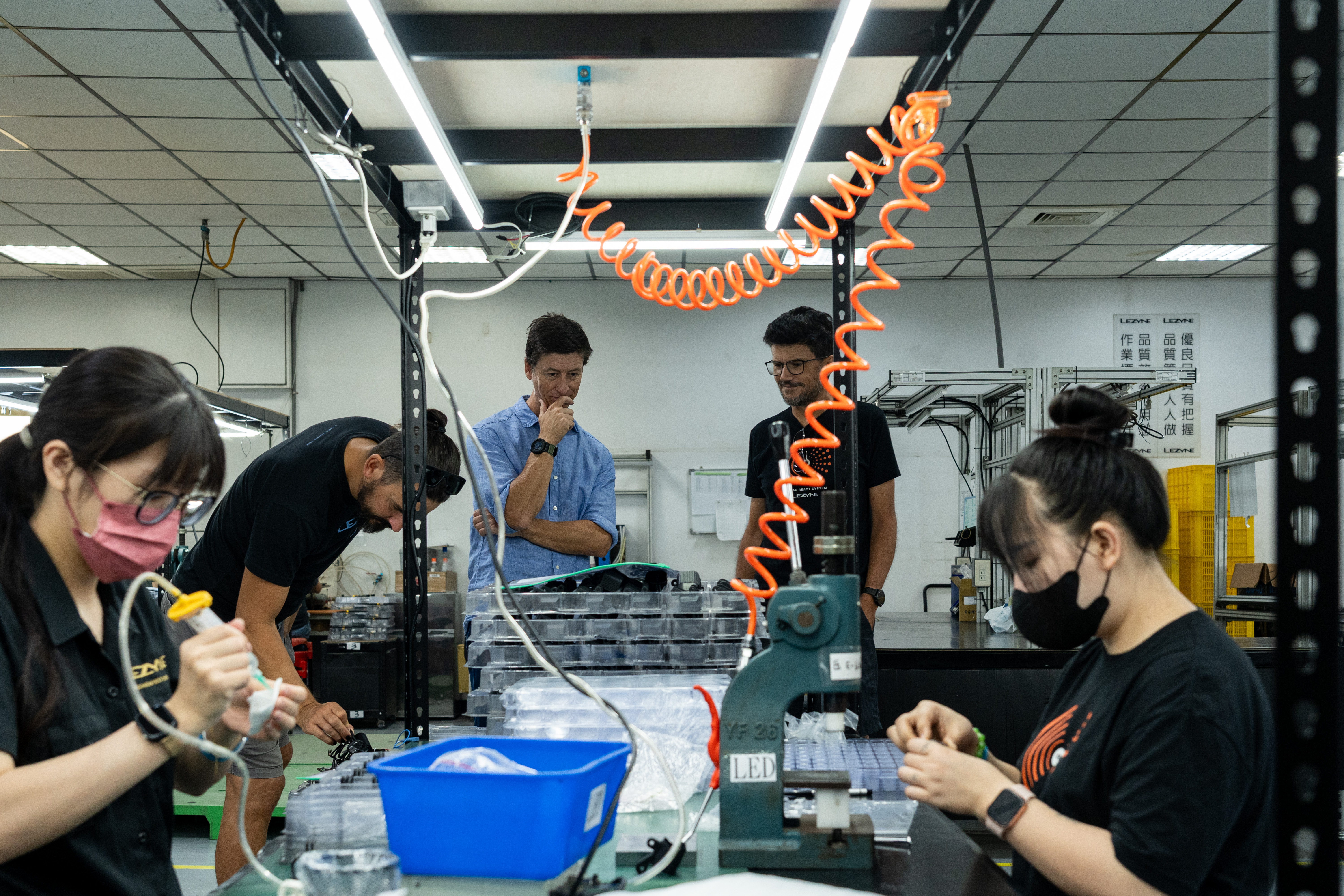 BRAIN's Steve Frothingham toured Lezyne's CNC and assembly facilities last week in Taiwan. 