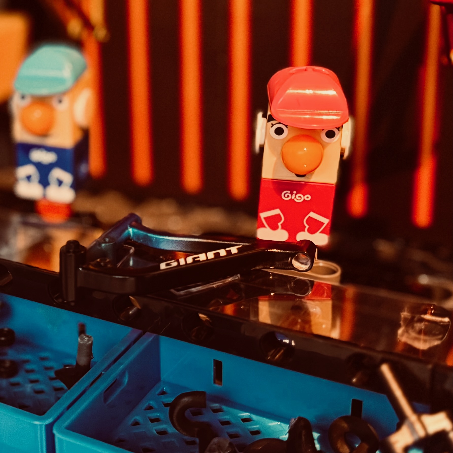 A model factory at Giant's Cycling Culture Museum, adjacent to its new headquarters.