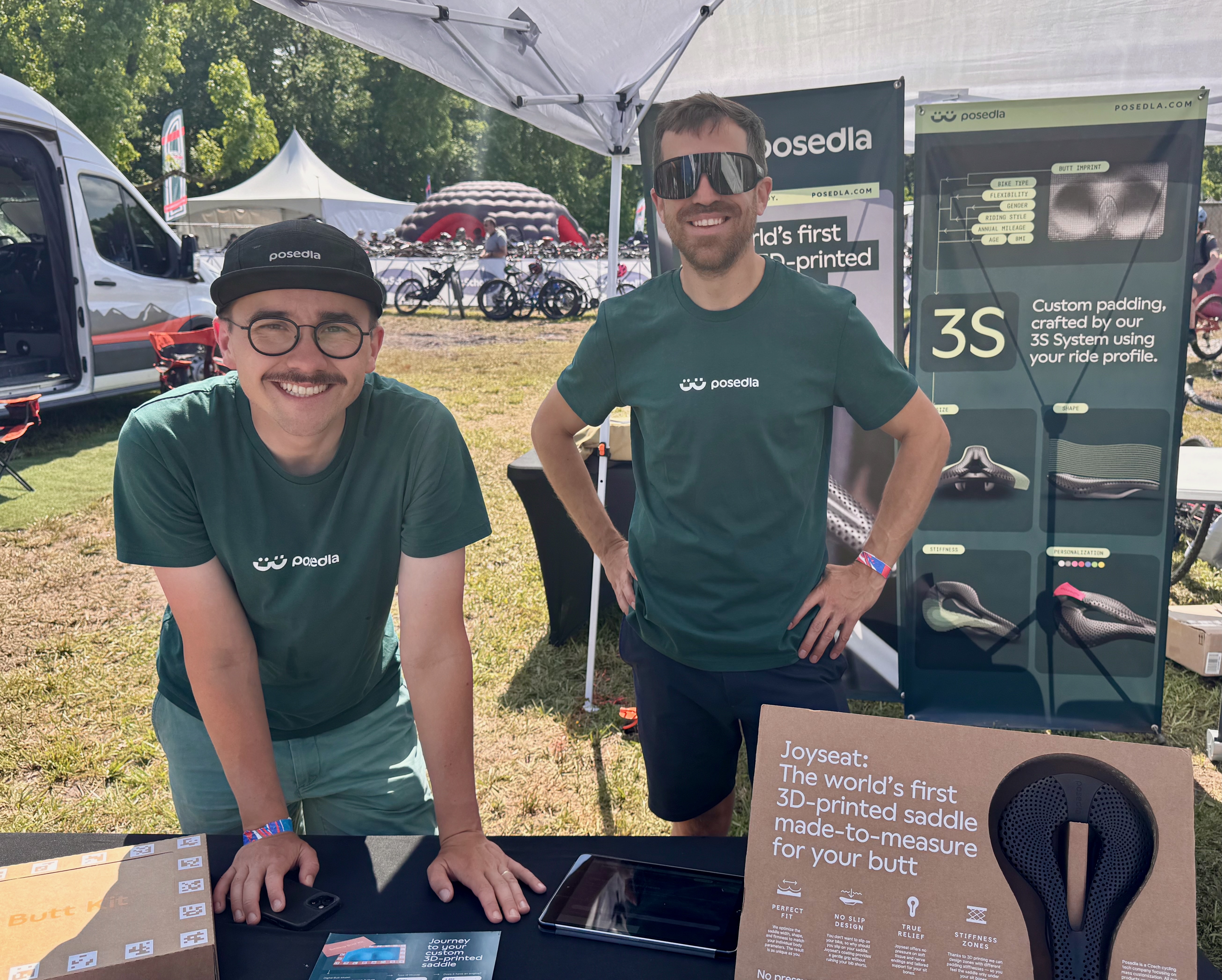 Posedla co-founders Jiri Duzar and Martin Rípa at the Fest.