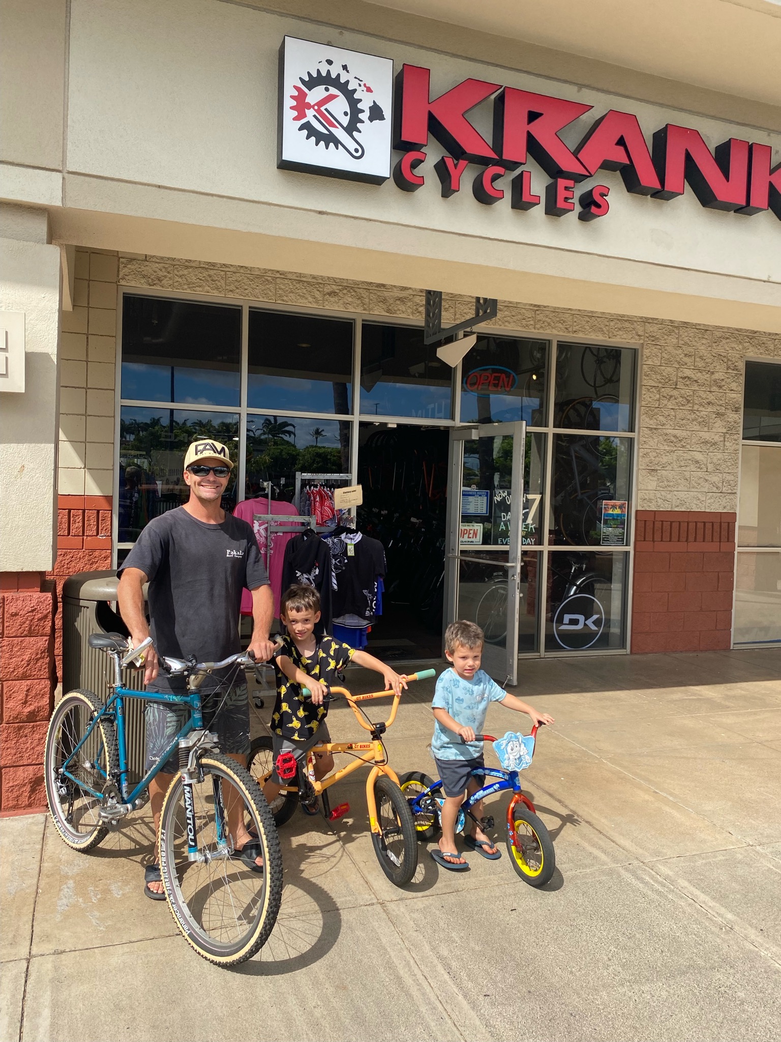 Bicycle shop shop in the west