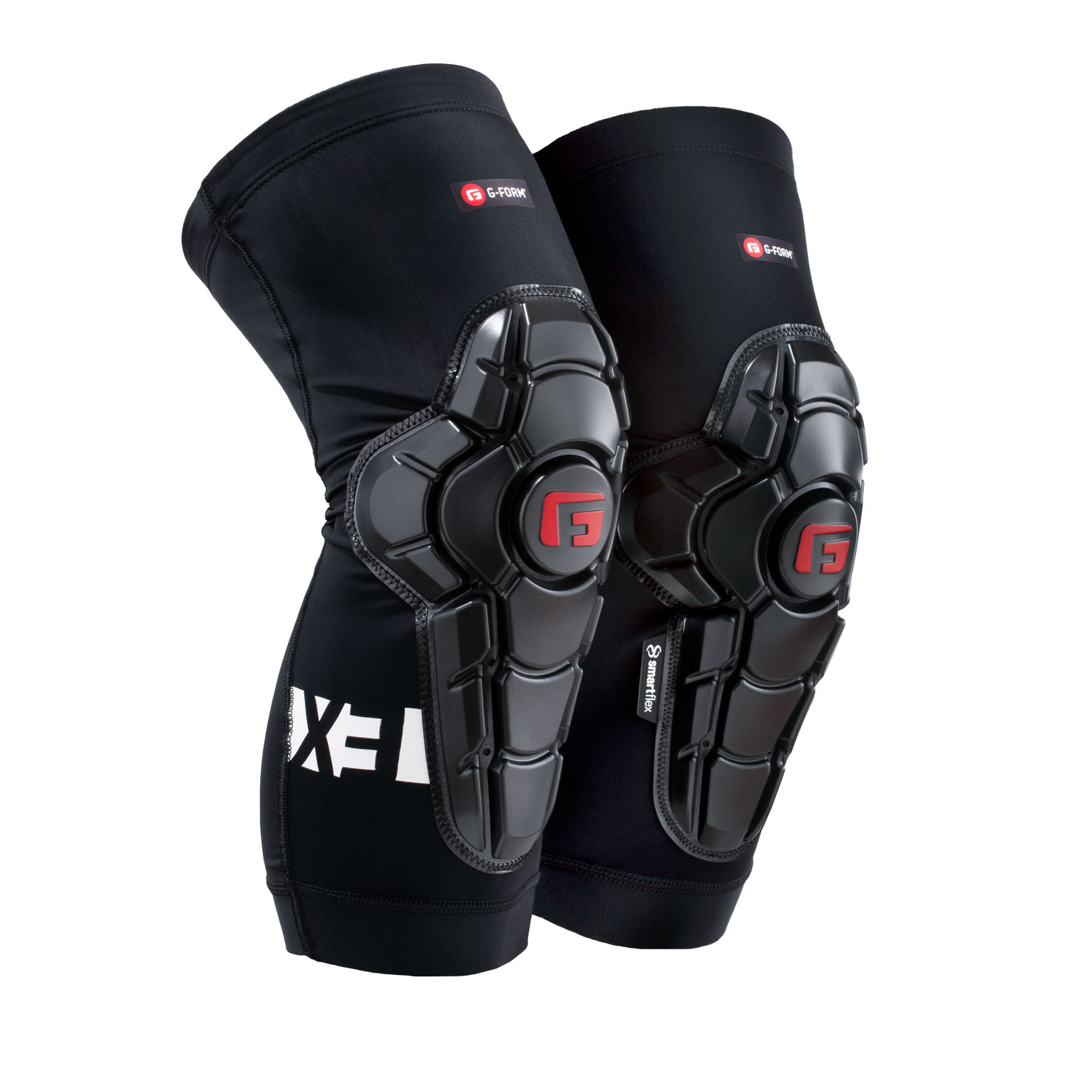 G-Form Elite Knee-Shin Guard X-Large Black/Black Topo Print 