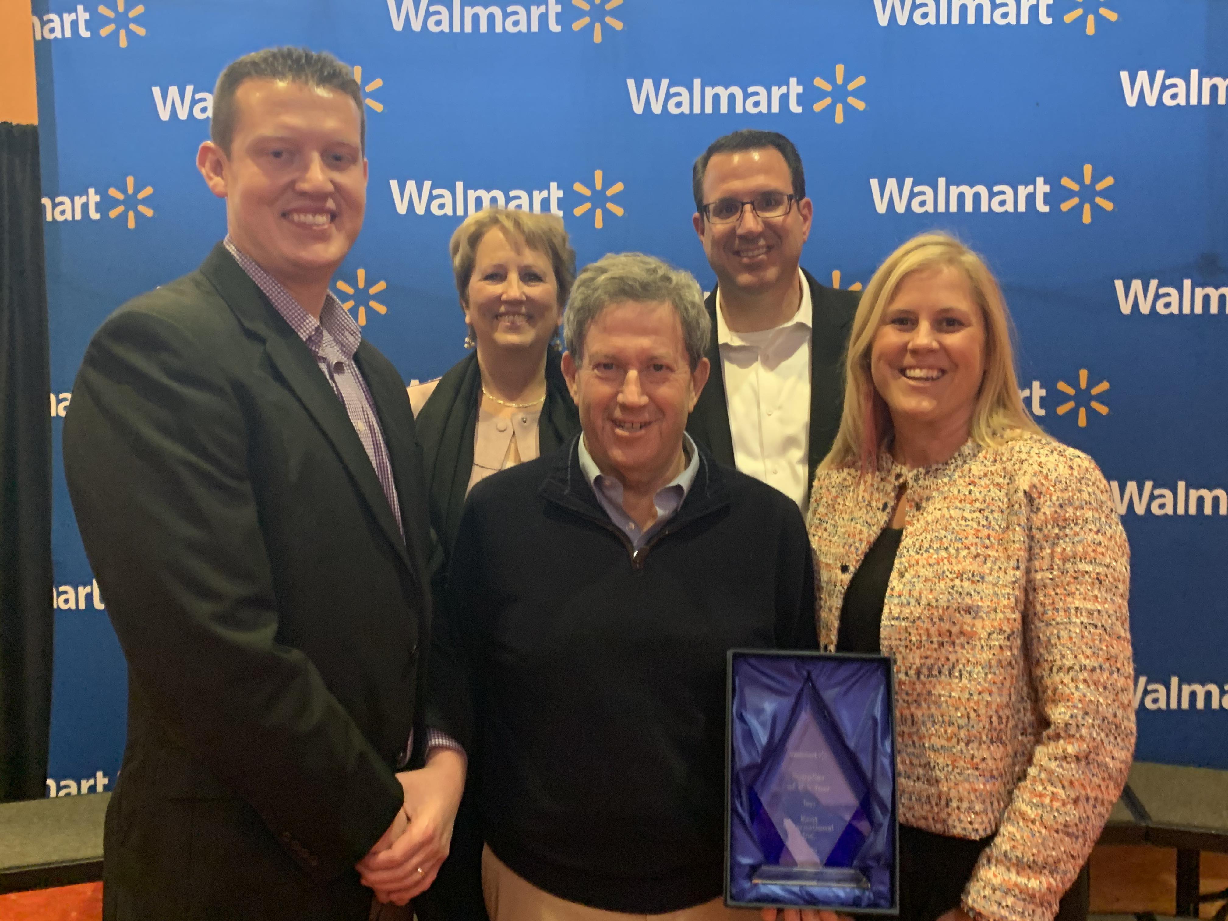 Walmart gives Supplier of the Year award to Kent International