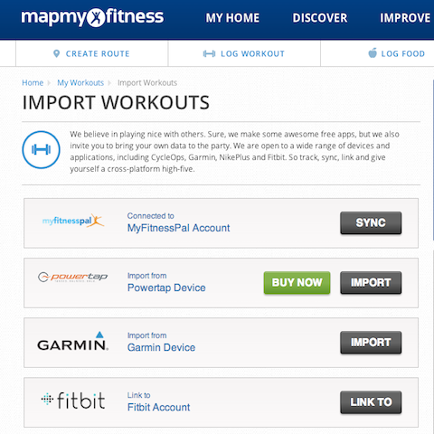 sync fitbit to myfitnesspal