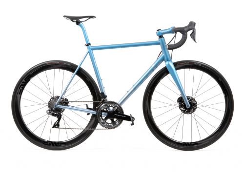 Mosaic Cycles' new RS-1 disc brake model features Columbus Spirit HSS tubing.