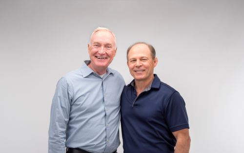 Bill Smith (left), who has spent the past 25 years working at Huffy and the last eight as CEO, will retire at the end of December. Claude Jordan will assume leadership of the company.