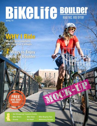 A mockup of the Boulder BikeLife cover