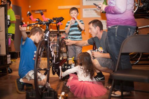 Endurance House Westminster's grand opening attracted cycling fans of all ages.