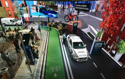 Ford's display at CES 2018. Photo courtesy of Ford. 