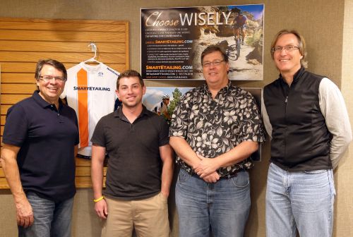 Mark Graff (left) with Robbie Spil, Rick Vosper and Todd Donovan.
