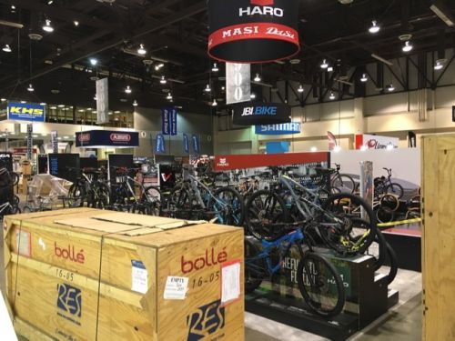 The news came as Interbike's indoor expo prepared to open. 