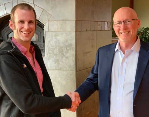 Kip Fyfe (left) and Andrew Buckrell.