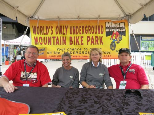 Jim Lowry (left), his wife Kathy, with Sharon Tyler, Tom’s wife. 