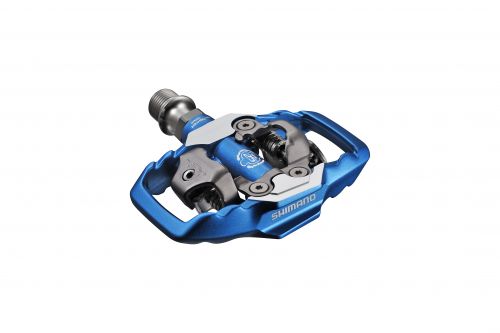 シマノ XTR SPDペダル PD-M995 25周年限定モデル SHIMANO Shimano offers limited edition blue pedals and shoes to