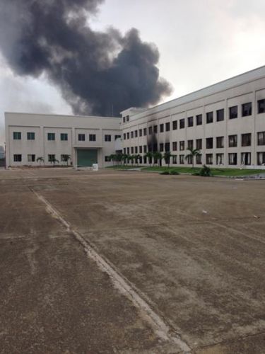 The factory is shut down for now.