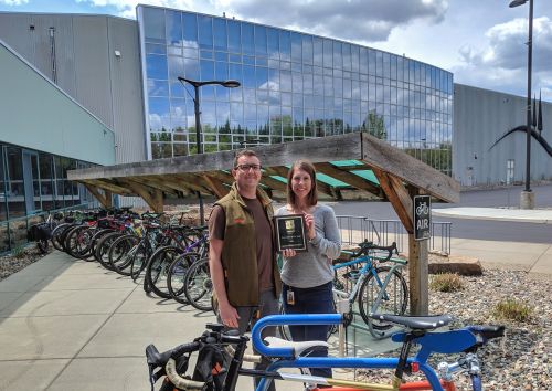 QBP employees Seth Nesselhuf and Kristin Goetze