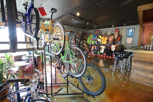 Revolution sells Surly, Raleigh, Santa Cruz and other bike brands.