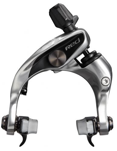 A SRAM Red hydraulic brake caliper