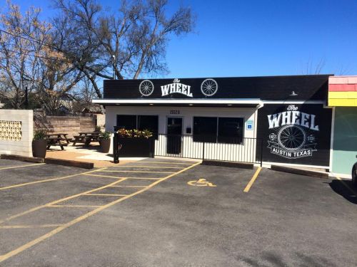 Cycling-inspired bar The Wheel opened in Austin last month.