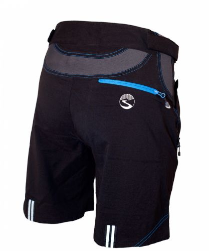 The Women's Gravel Shorts from the back.