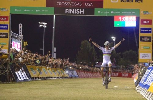 World Champion Wout Van Aert won the 2016 CrossVegas