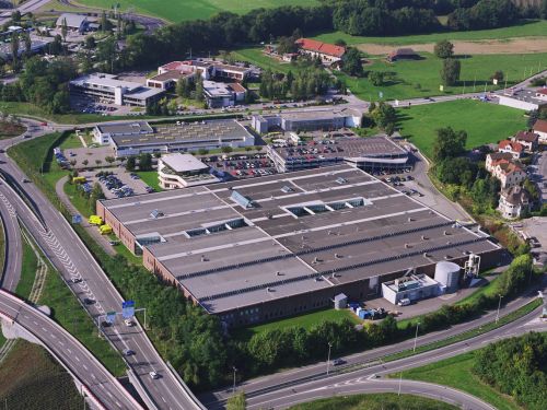 The Salomon/Mavic facility in Annecy. Photo from 2018 Amer press release. 