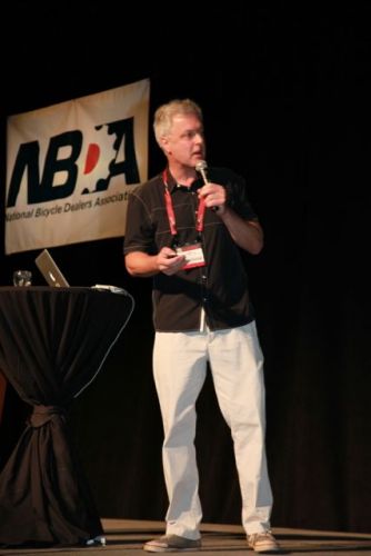 Blumenthal spoke at the Interbike Industry Breakfast Wednesday